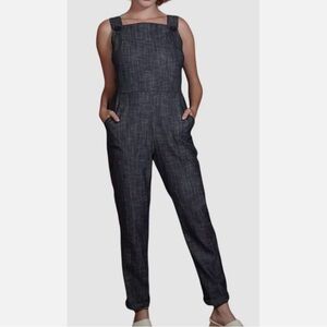 Nooworks Dark Gray Chambray Jumpsuit/Overalls SMALL